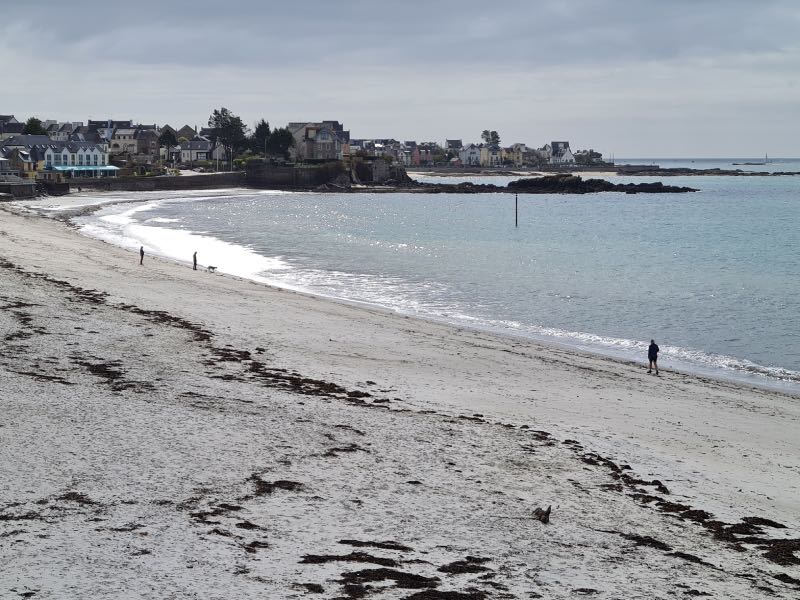 Plage de Kerleven en Finistère Sud